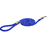 Rogz Classic Rope Lead Blue Large