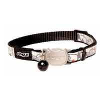Rogz Reflecto Cat Safety Collar Xsmall Black
