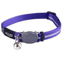Rogz Reflecto Cat Safety Collar Xsmall Purple