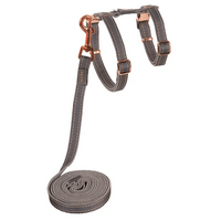 Rogz Urbancat Harness & Lead Set Dove Grey