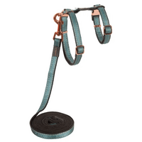 Rogz Urbancat Harness & Lead Set Turquoise