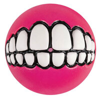 Dog Toy Ball Grinz Rogz Med Pink