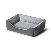 Snooza Low Front Lounger Dog Bed Grey Small/Medium