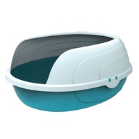 Sherbin Cat Litter Tray with Rim