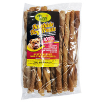 Rawhide Twist Stick 8" (25 Pack)