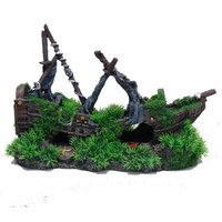 Aquatopia Shipwreck with Moss