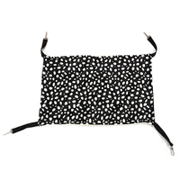 Small Pet Hammock Black with White Spots Large