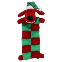 Christmas Squeak Mat Dog Green & Red