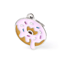 My Family Donut Pet ID Tag