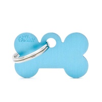 My Family ID Tag Basic Small Bone Light Blue