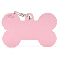 My Family ID Tag Basic XL Bone Pink
