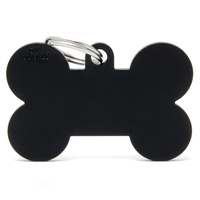 My Family ID Tag Basic XL Bone Black
