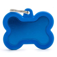 My Family ID Tag 'Silent' Hush Bone Blue