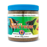 New Life Spectrum Tropical Fish Regular Sinking Pellets 1.5mm 150g