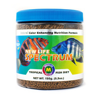 New Life Spectrum Tropical Fish Medium Sinking Pellets 2-2.5mm 150g