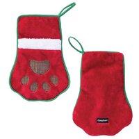 ZippyPaws Xmas Holiday Stocking Red Paw