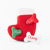  ZippyPaws Burrow Christmas Stocking Dog Toy
