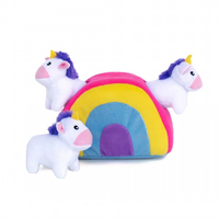 Zippy Paws Burrow Unicorn Rainbow