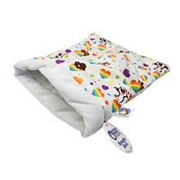 Small Animal Snuggle Sack Rainbow Hearts