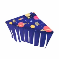 Small Animal Corner Curtain Space Pigs