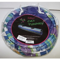 Cat Tunnel Blue Stripe 130cm