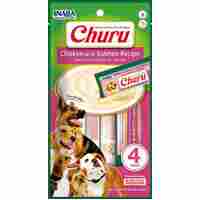 Inaba Dog Treats Churu Puree Chicken & Salmon 56g