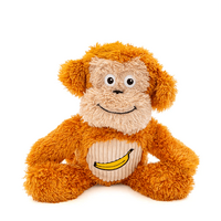Guru Soft Scents Monkey Plush Dog Toy Medium