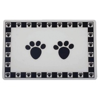Petrageous PET PAWS BLACK PLACEMAT 29x48cm