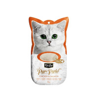 Kit Cat Purr Puree Chicken & Salmon Sachets Cat Treat 4x15g
