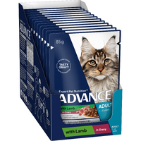 Advance Adult Lamb With Gravy Pouch 85g
