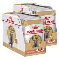 Royal Canin British Shorthair Cat Food Pouch 24x85g