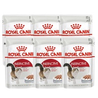Royal Canin Instinctive Loaf Cat Food Pouch 6x85g 