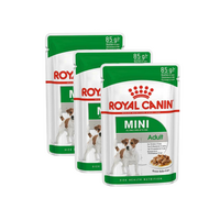 Royal Canin Dog Mini Adult Pouch 85g (3 Pouches)