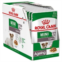 Royal Canin Dog Mini Ageing 12+ Pouch 85g Box (12 Pouches)