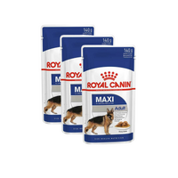 Royal Canin Dog Maxi Adult Pouch 140g (3 Pouches)