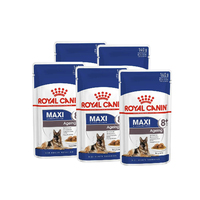 Royal Canin Dog Maxi Ageing 8+ Pouch 140g (5 Pouches)