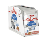 Royal Canin Indoor Gravy Cat Food Pouch 12x85g