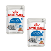 Royal Canin Indoor 7+ Gravy Senior Cat Food Pouch 2x85g