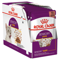 Royal Canin Sensory Taste Gravy Adult Cat Food Pouch 12x85g