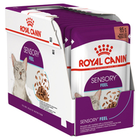 Royal Canin Sensory Feel Gravy Adult Cat Food Pouch 12x85g