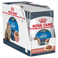 Royal Canin Cat Ultra Light Gravy Pouch 85g Box (12x Pouches)