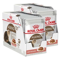 Royal Canin Ageing 12+ Senior Gravy Cat Food Pouch 24x85g