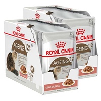 Royal Canin Cat Ageing 12+ Gravy Pouch 85g 2x Boxes (24x Pouches)