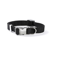 Dog Collar Total Care Plain Medium Black