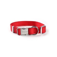 Dog Collar Total Care Plain Medium Red