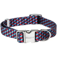 Dog Collar Total Care Style Small Red & Blue