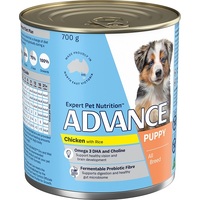 Advance Puppy All Breed Wet Dog Food Chicken with Rice Can 700g