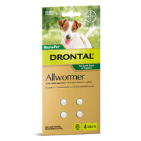 Drontal Small Dog Tablets 3kg (4 Pack)
