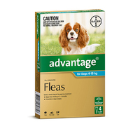 Advantage Small Dog 4-10kg (4 Pack)