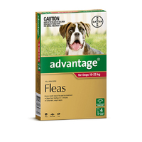 Advantage Medium Dog 10-25kg (4 Pack)